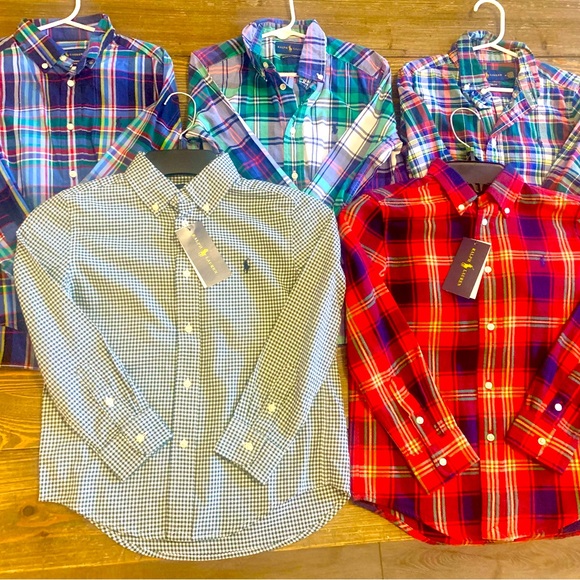 🍂🧡Perfect for Fall 🧡🍂 Bundle of Ralph Lauren button ups - Picture 1 of 1